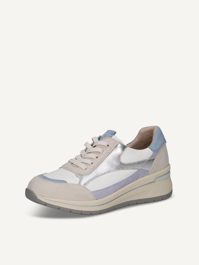 Sneaker, WHITE/SILVER, hi-res