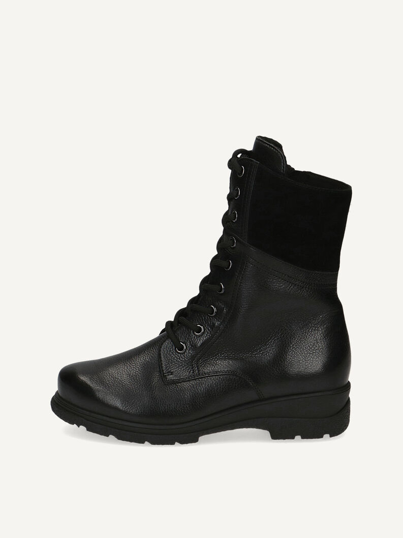 Lederstiefelette - schwarz Warmfutter, BLACK COMB, hi-res