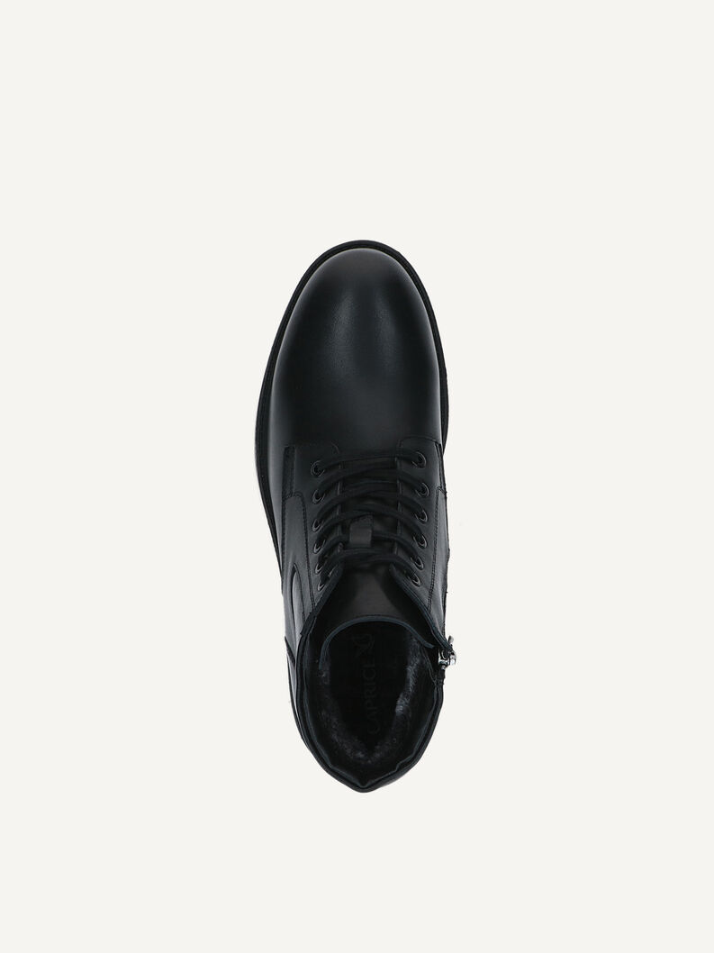 Lederstiefelette - schwarz, BLACK NAPPA, hi-res