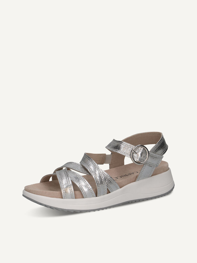 Sandale, SILVER METAL., hi-res