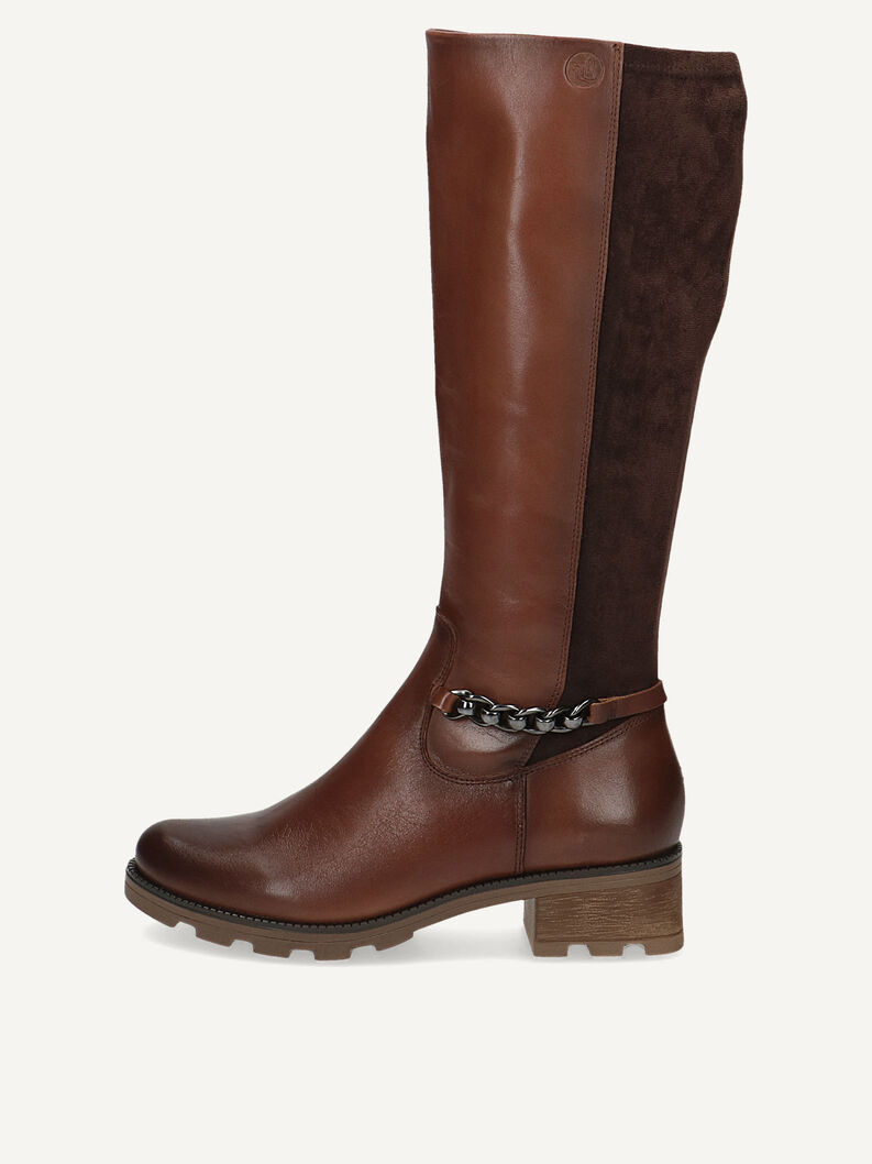Lederstiefel - braun, COGNAC COMB, hi-res