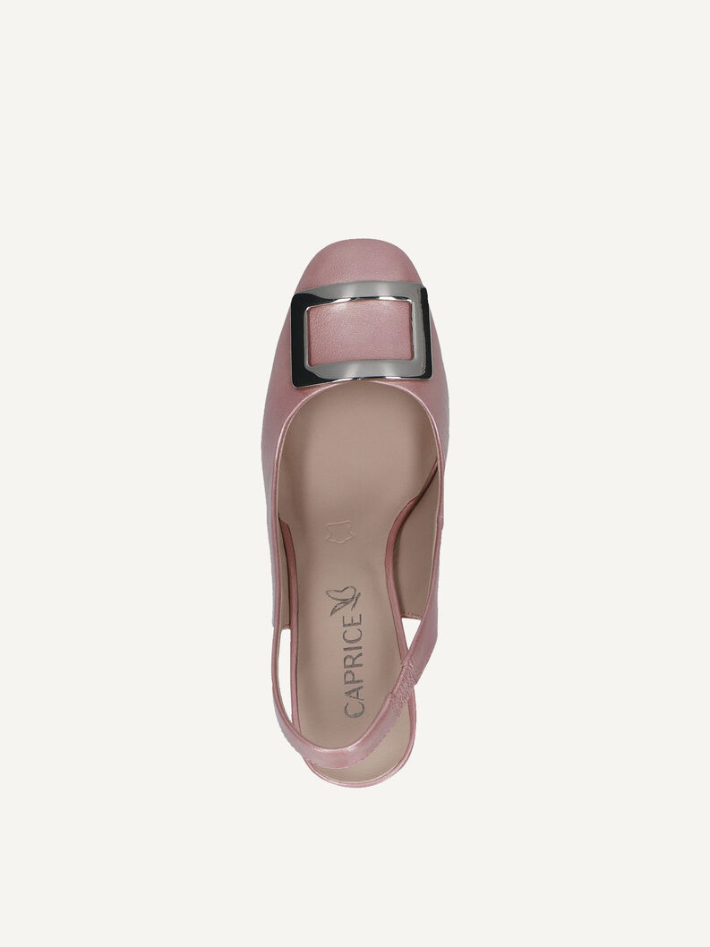 Lederslingpumps - rosa, PAST.PINK NAPL, hi-res