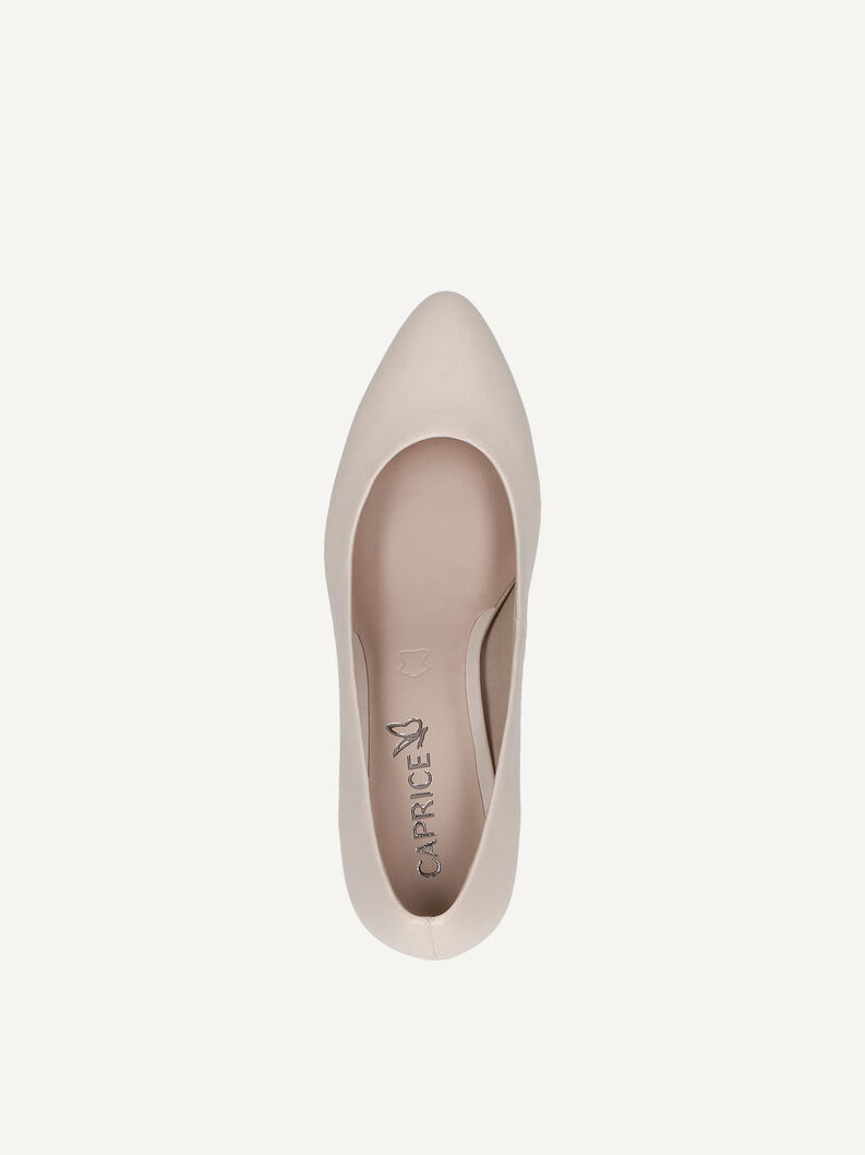 Lederpumps - weiß, OFFWHITE NAPPA, hi-res