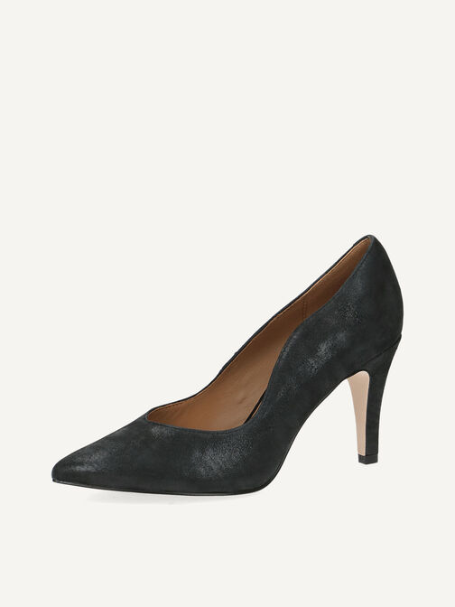 Lederpumps - schwarz, BLACK PEARL, hi-res