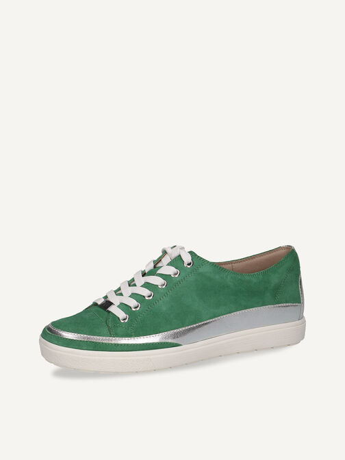 Basket en cuir - vert, GREEN SUEDE, hi-res