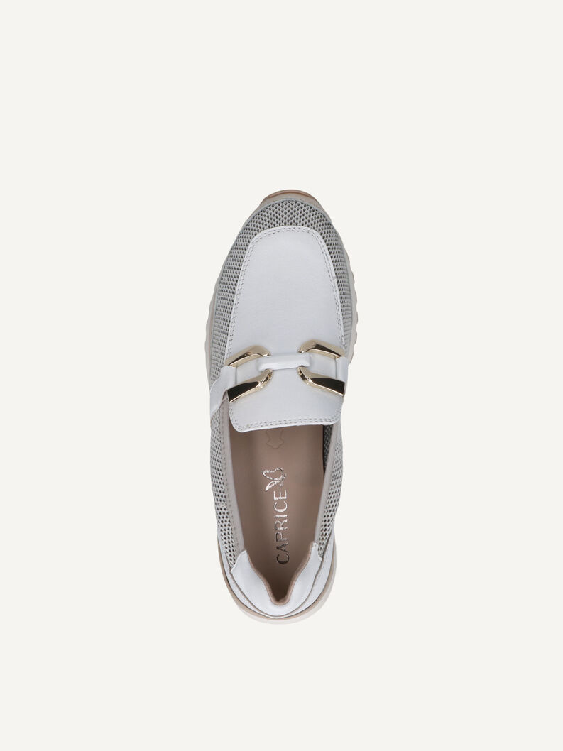 Sneaker, WHITE/LT GOLD, hi-res