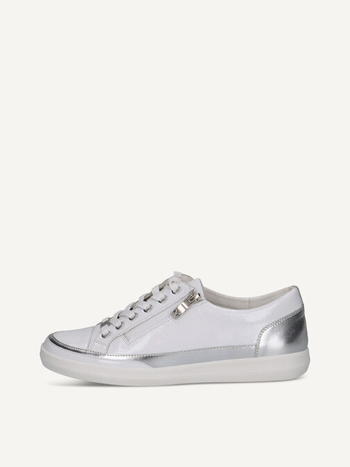 Sneaker, WHITE/SILVER, hi-res