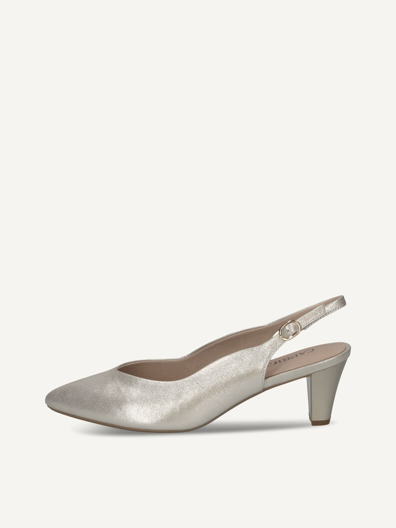 Slingpumps, CHAMPAGNE, hi-res