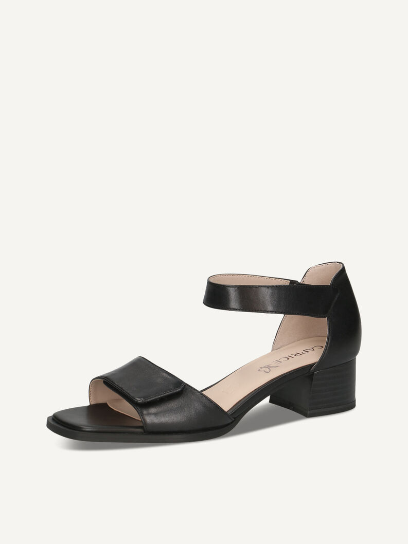 Sandalette, BLACK NAPPA, hi-res