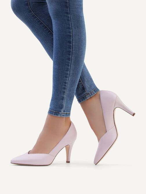 Lederpumps - lila, LT.PURPLE PERL, hi-res