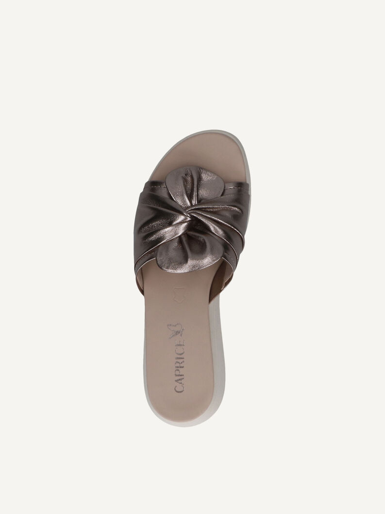 Pantolette, BROWN METALLIC, hi-res