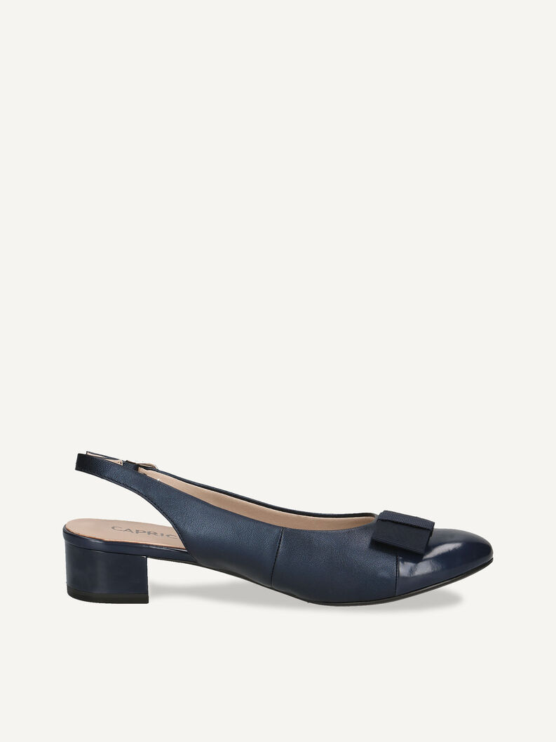 Slingpumps - blau, NAVY COMB, hi-res