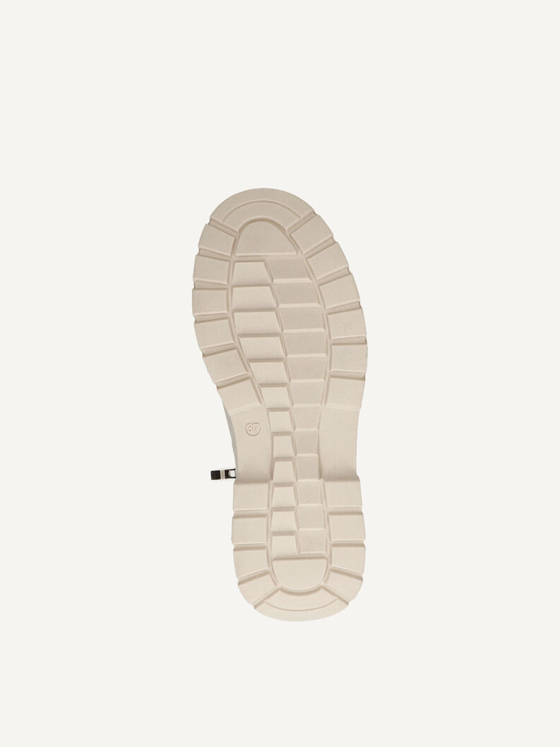 Lederstiefelette - weiß Warmfutter, ECRU NAPPA, hi-res