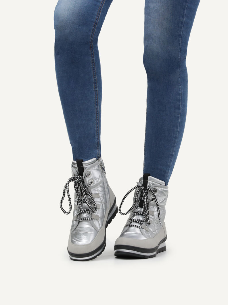 Stiefelette - silber Warmfutter, SILVER COMB, hi-res