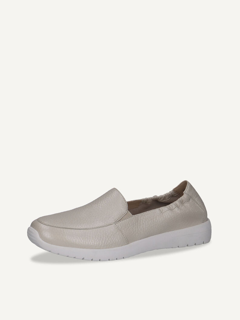 Lederslipper - beige, PEARL PERL DEE, hi-res