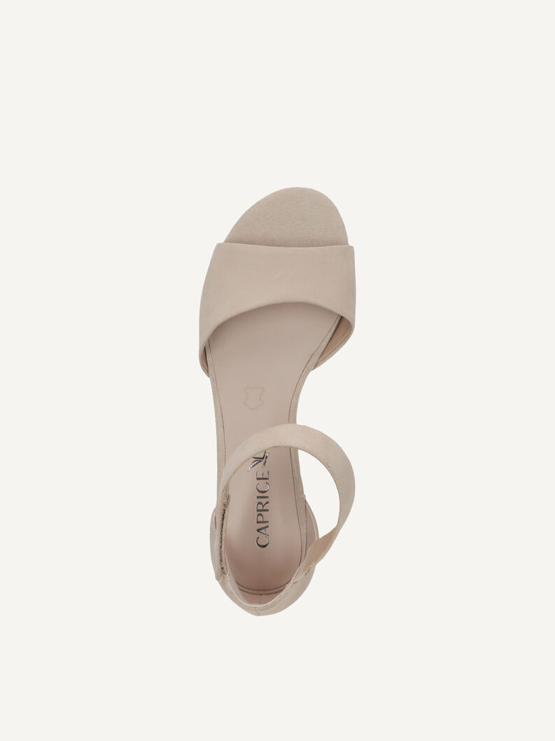 Sandalette, BEIGE SUEDE, hi-res