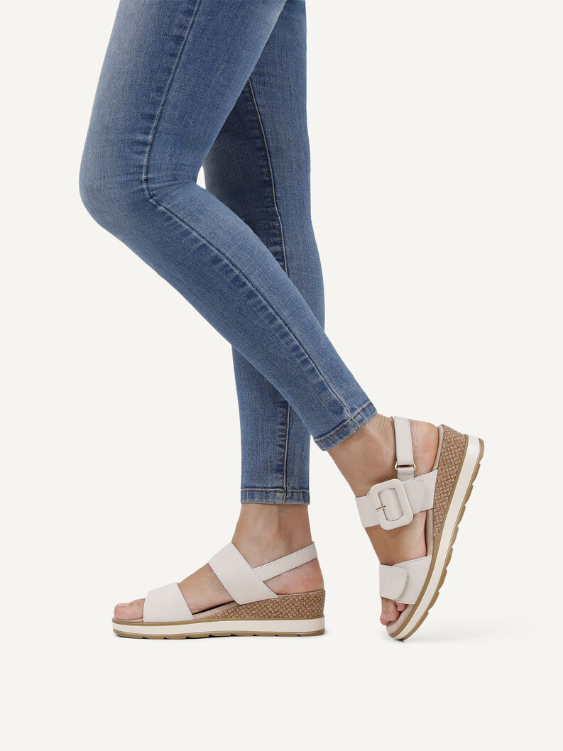 Sandalette, SNOW NUBUC, hi-res