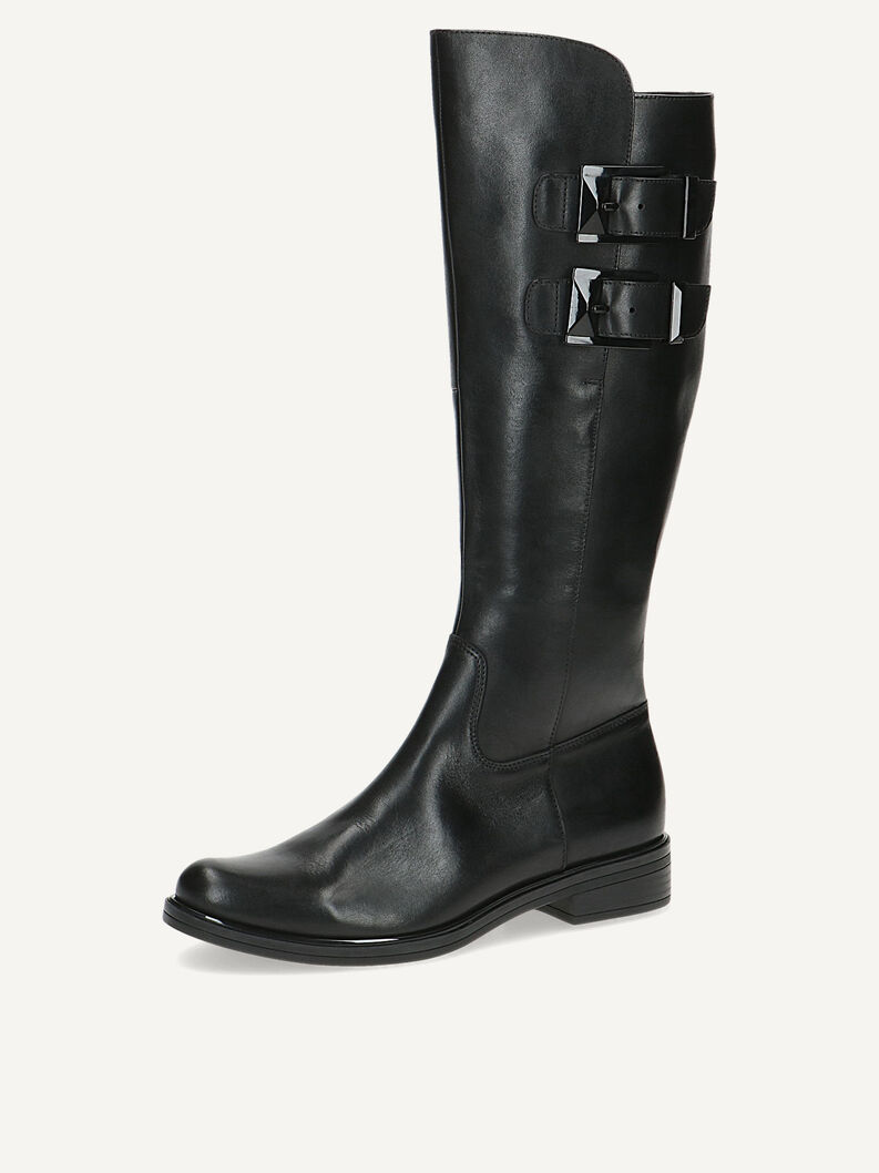 Lederstiefel - schwarz, BLACK NAPPA, hi-res