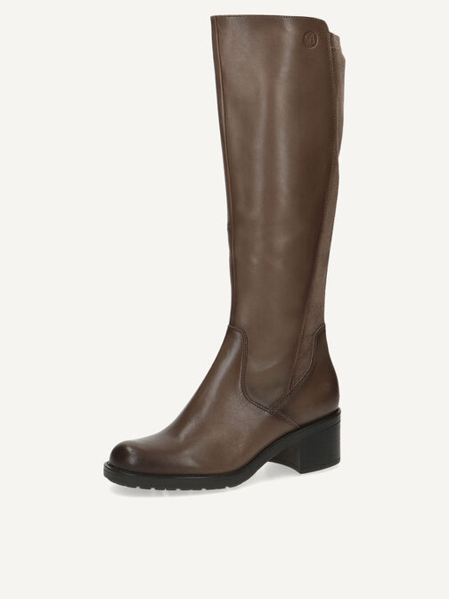 Lederstiefel - beige, TAUPE COMB, hi-res