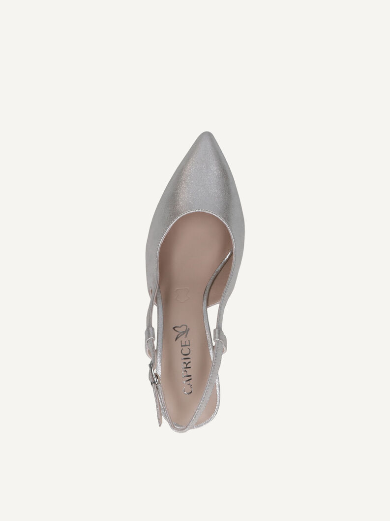 Scarpe con cinturino alla caviglia, SILVER, hi-res