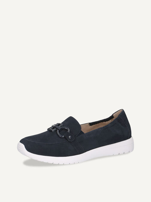 Lederslipper - blau, OCEAN SUEDE, hi-res