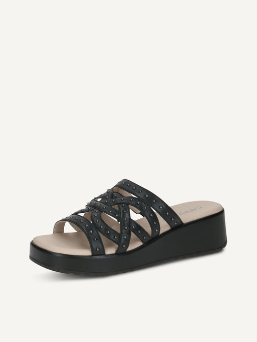 Mule, BLACK NAPPA, hi-res