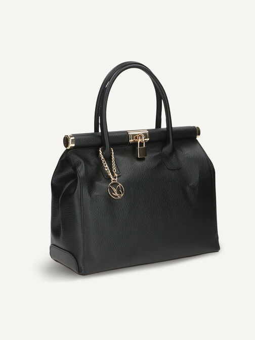 Handtasche, BLACK NAPPA, hi-res