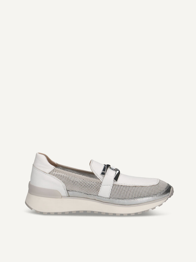 Sneaker, WHITE/SILVER, hi-res