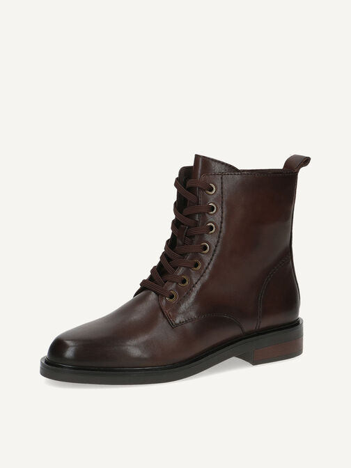 Lederstiefelette - braun, DK BROWN NAPPA, hi-res
