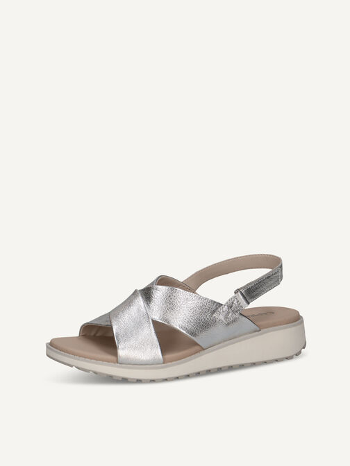 Sandale, SILVER METAL., hi-res