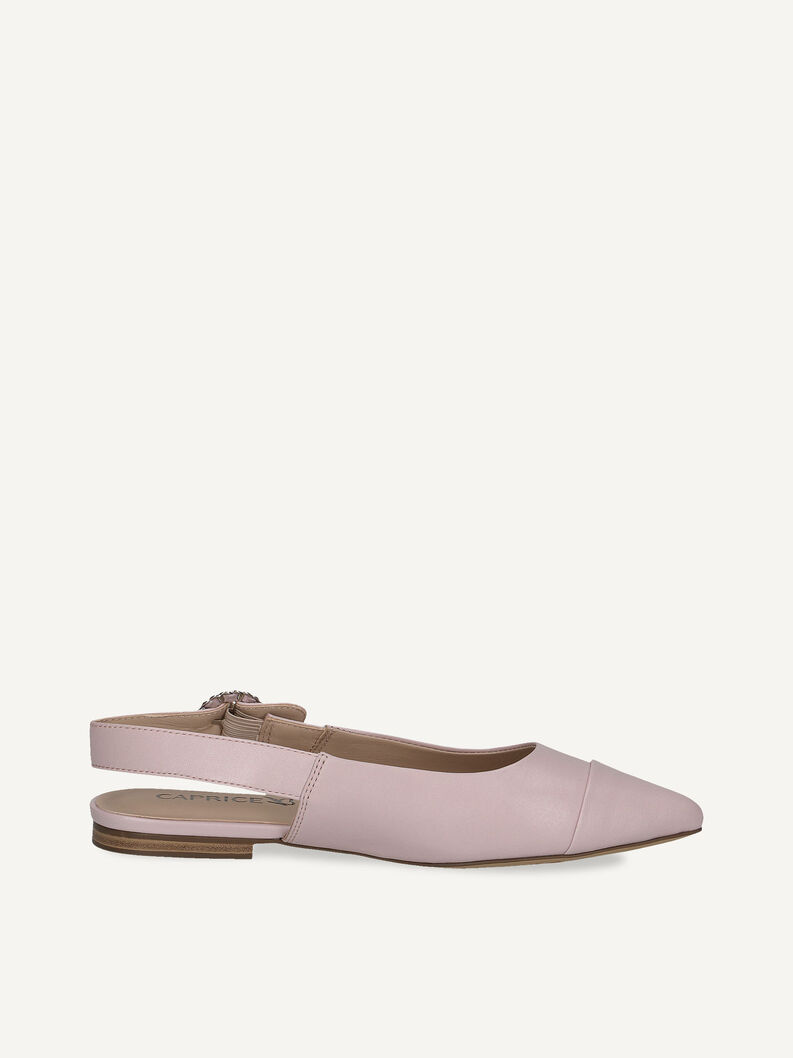 Lederslingpumps - lila, LT.PURPLE PERL, hi-res