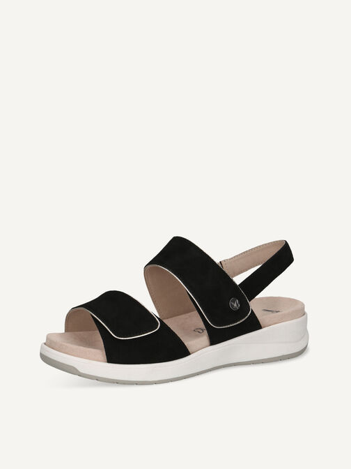 Sandale à talon, BLACK SUEDE, hi-res