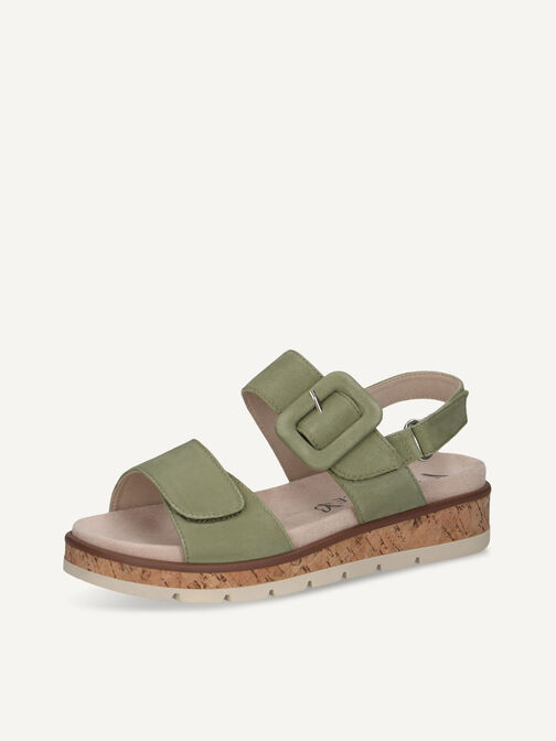 Sandal, GREEN SUEDE, hi-res
