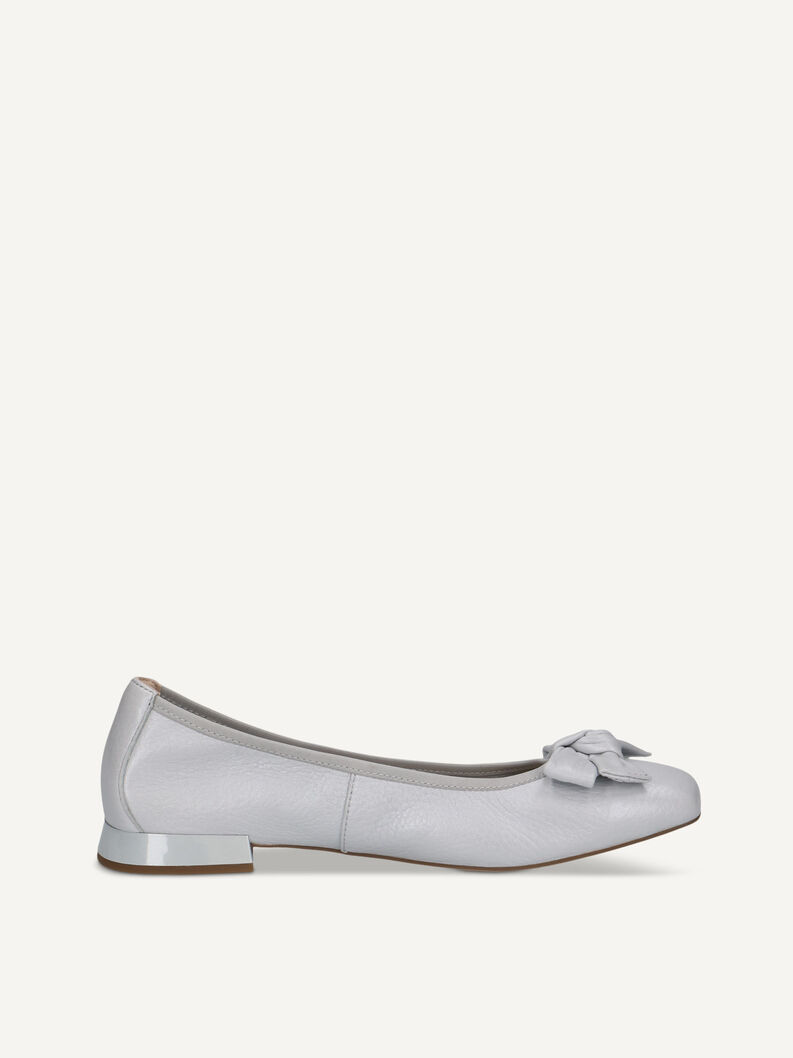 Lederballerina - blau, LT.BLUE PE.DEE, hi-res