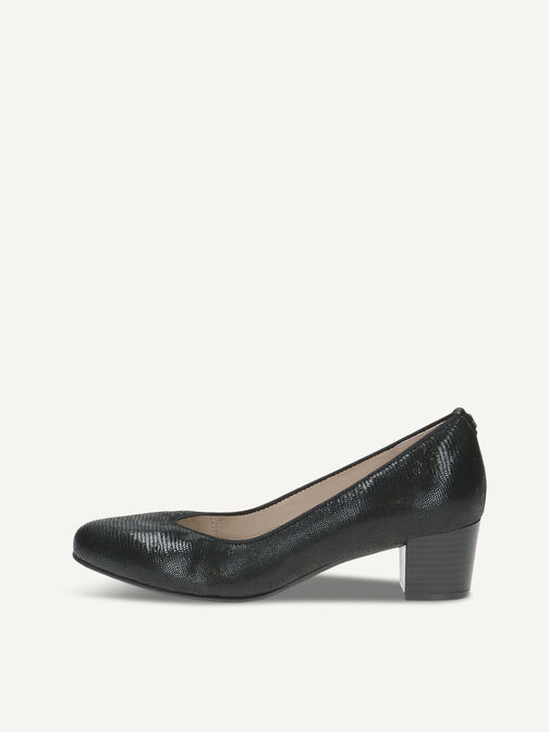 Escarpin, BLACK REPTILE, hi-res