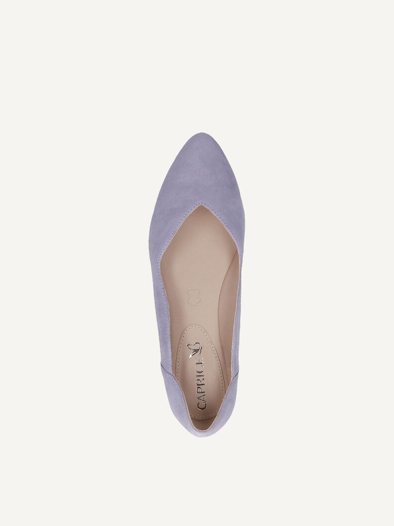 Lederpumps - lila, LAVENDER SUEDE, hi-res