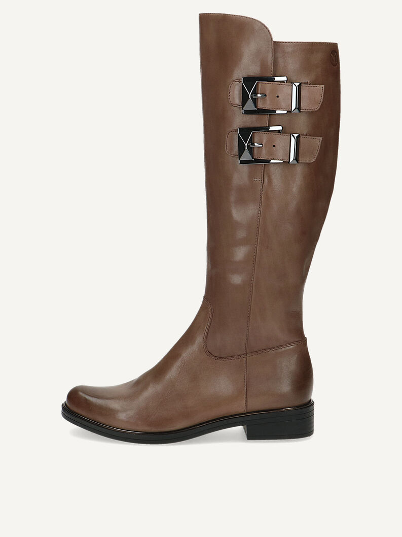 Lederstiefel - braun, TAUPE NAPPA, hi-res