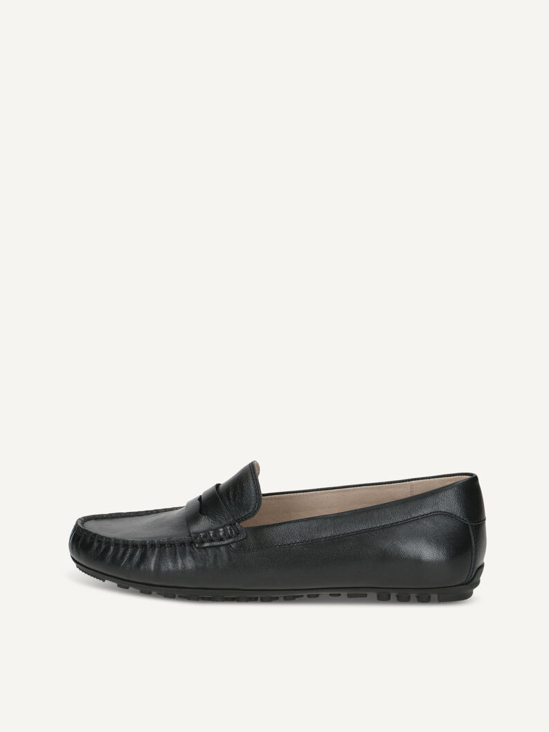 Moccassin, BLACK NAPPA, hi-res