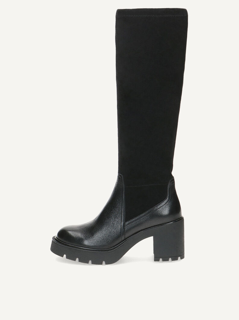 Lederstiefel - schwarz, BLACK COMB, hi-res