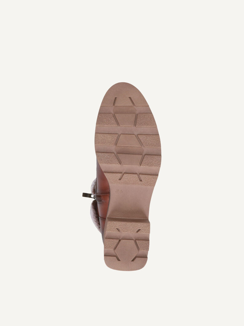Lederstiefelette - braun Warmfutter, COGNAC NAPPA, hi-res