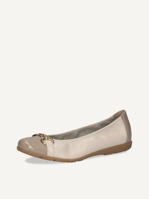 Lederballerina - metallic, CREAM COMB, hi-res