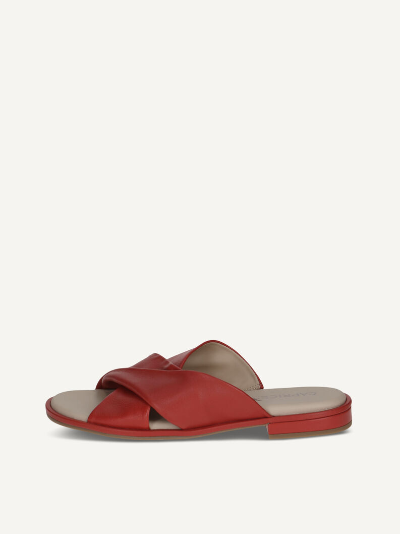 Pantolette, RED NAPPA, hi-res