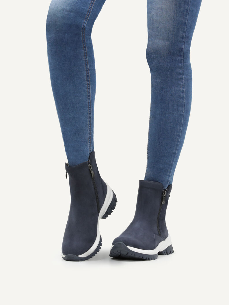 Lederstiefelette - blau Warmfutter, OCEAN SUEDE, hi-res