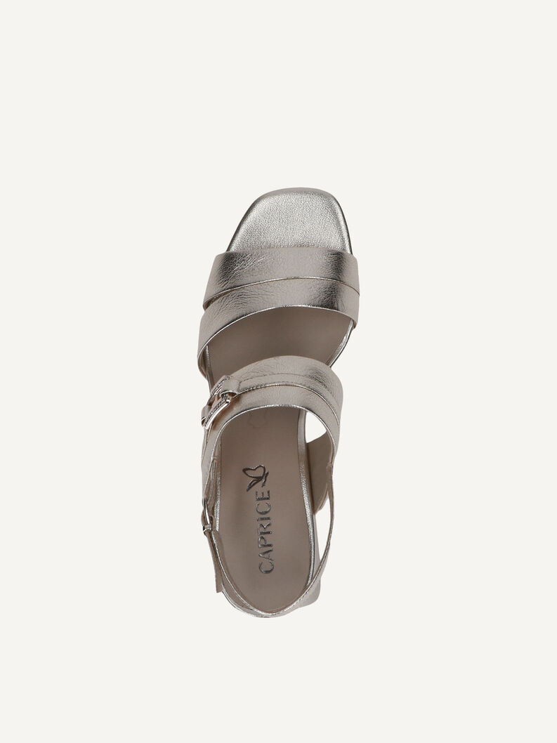 Sandalette, PLATIN METAL., hi-res