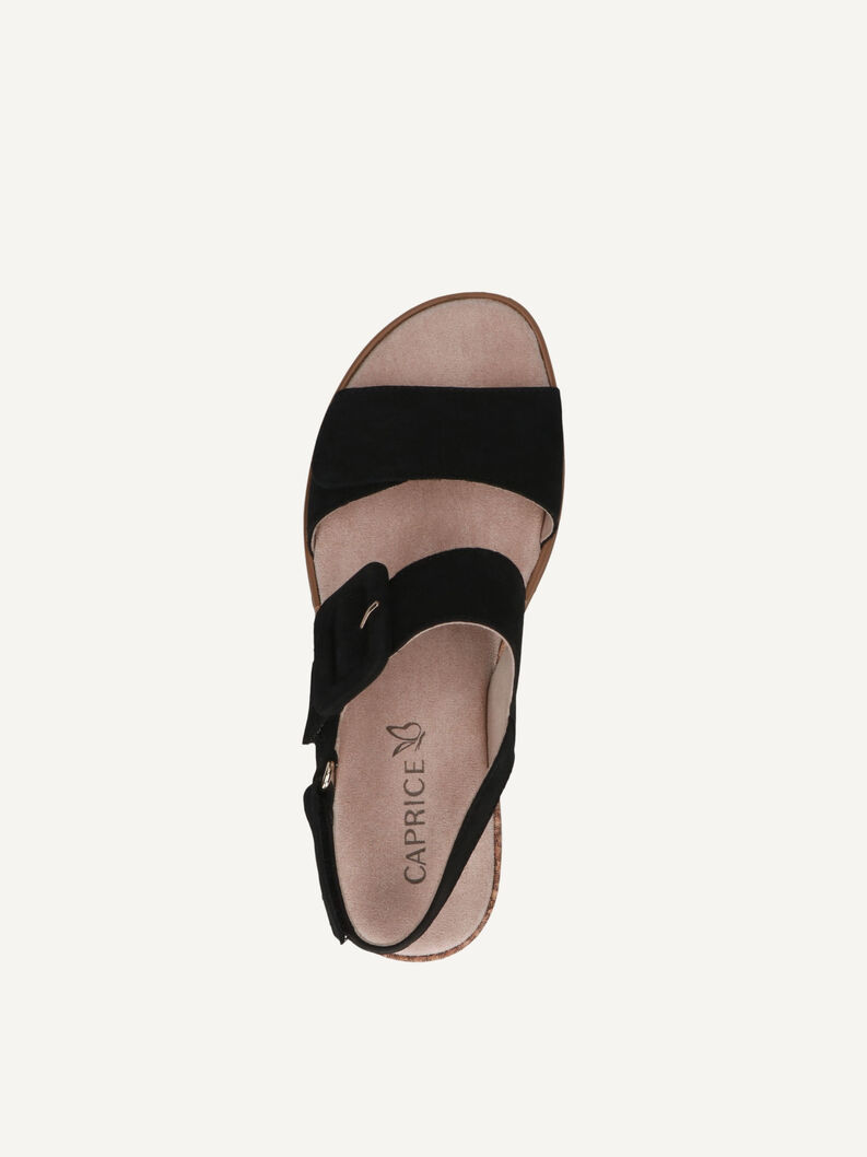 Sandalette, BLACK NUBUC, hi-res