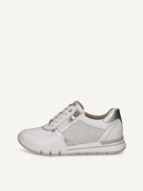 Sneaker, WHITE/SILVER, hi-res