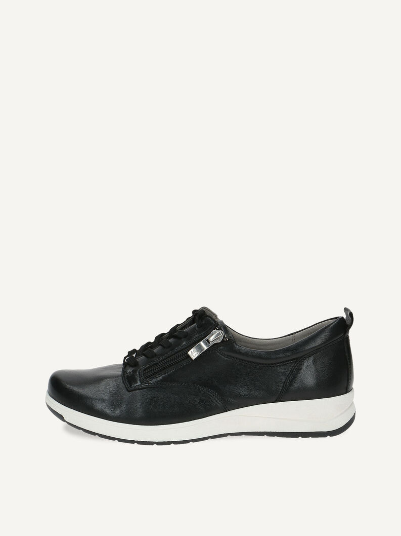 Ledersneaker - schwarz, BLACK SOFTNAP., hi-res