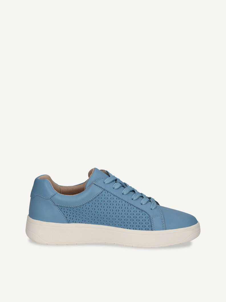 Ledersneaker - blau, LT.BLUE NAPPA, hi-res