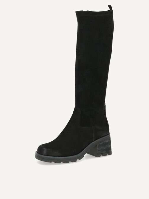Lederstiefel - schwarz, BLACK COMB, hi-res