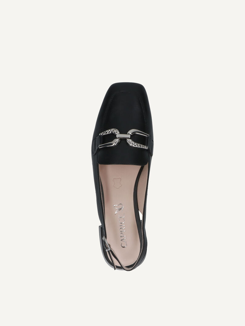 Slingpumps, BLACK NAPPA, hi-res